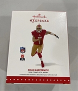 2015 Hallmark Colin Kaepernick San Francisco 49ers Christmas Tree Ornament *NEW*