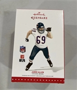 2015 Hallmark Jared Allen Chicago Bears Keepsake Christmas Tree Ornament  *NEW*