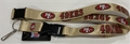 San Francisco 49ers NFL Gold Lanyard
