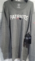 New England Patriots NFL Slate Grey Fieldhouse Long Sleeve Men's T Shirt - Size 3XL