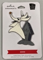 Hallmark Nightmare Before Christmas ZERO Flat Metal Tree Ornament *SALE*