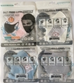 12 Count Dust Proof Solid Color Reusable Face Masks w/ Ear Loops