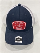 Atlanta Braves MLB Navy Mass Clayford Trucker Snapback Hat *NEW*