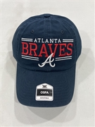 Atlanta Braves MLB Navy Mass Vernon Clean Up Adjustable Hat *NEW*