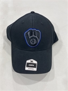Milwaukee Brewers MLB Black Mass Basic MVP Adjustable Hat *NEW*