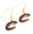 Cleveland Cavaliers NBA Gold Dangle Earrings