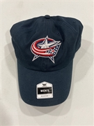 Columbus Blue Jackets NHL Navy Mass Clean Up Adjustable Hat