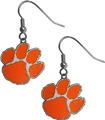Clemson Tigers Logo NCAA Dangle Earrings