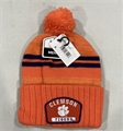 Clemson Tigers NCAA Orange Mass Rockford Knit Cuff Hat w/ Pom