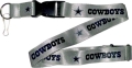 Dallas Cowboys NFL Silver Lanyard