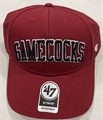 South Carolina Gamecocks NCAA Razor Red Legend Lone Script MVP Adjustable Hat