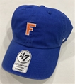 Florida Gators Vintage NCAA Royal Base Runner Women's Clean Up Adjustable Hat