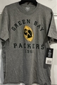 Green Bay Packers Legacy NFL Slate Grey Men's Throwback Club Tee Size S - Lot of 6
