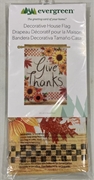 Give Thanks 2-Sided Decorative House Flag *NEW*