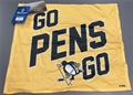 Pittsburgh Penguins NHL Gold "Go Pens Go" Rally Towel