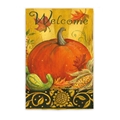 Heritage Pumpkin "WELCOME" 2-Sided Garden Flag