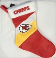 Kansas City Chiefs NFL Basic Holiday 17" Christmas Stocking