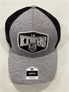 Los Angeles Kings NHL Gray Mass Ridgeview MVP Mesh Snapback Hat