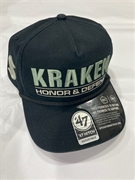 Seattle Kraken OHT NHL Black Homeland Hitch Snapback Hat *NEW*