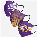 LSU Tigers NCAA Matchday Face Cover 3-Pack *SALE*