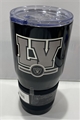 Las Vegas Raiders NFL Black Letterman 30oz Double Wall Stainless Steel Ultra Travel Tumbler - 6ct Case *SALE*