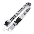 Las Vegas Raiders NFL Silver Lanyard
