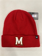 Maryland Terrapins NCAA Red Raised Knit Cuff Cap *NEW*