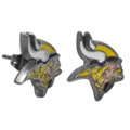 Minnesota Vikings NFL Silver Stud Earrings