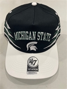 Michigan State Spartans NCAA Black Diamond Cut Hitch Snapback Hat *NEW*
