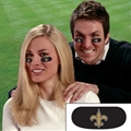 New Orleans Saints NFL Vinyl Face Decorations 6 Pack Eye Black Strips *SALE*