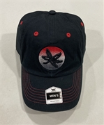 Ohio State Buckeyes NCAA Black Mass Blackball Fade Clean Up Hat