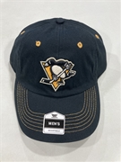 Pittsburgh Penguins NHL Black Mass Dayton Clean Up Adjustable Hat