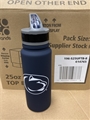Penn State Nittany Lions NCAA 25oz Single Wall Stainless Steel Flip Top Water Bottle *SALE* - 6ct Case