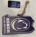 Penn State Nittany Lions NCAA Wooden State Ornament - 12ct Case *NEW*