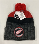 Detroit Red Wings NHL Red Mass Freezer Knit Cuff Cap w/ Pom