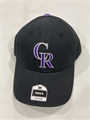 Colorado Rockies MLB Black Mass Basic MVP Adjustable Hat