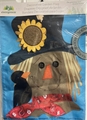 Scarecrow Season Burlap 2-Sided Garden Flag