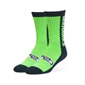 Seattle Seahawks NFL Light Navy Riggins Sport Sock Size M
