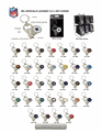 Chicago Bears NFL 3 in 1 Metal Key Chain