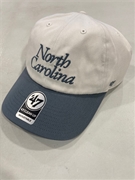 North Carolina Tar Heels NCAA Sandstone Foundation Script Two Tone Clean Up Hat *NEW*