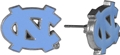 North Carolina Tar Heels NCAA Stud Earrings