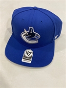 Vancouver Canucks NHL Royal No Shot Captain Snapback Hat *NEW*