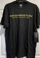 Washington Commanders NFL Jet Black Men's Wordmark Grit Scrum Tee Size S - Lot of 3