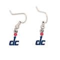 Washington Wizards NBA Silver Dangle Earring