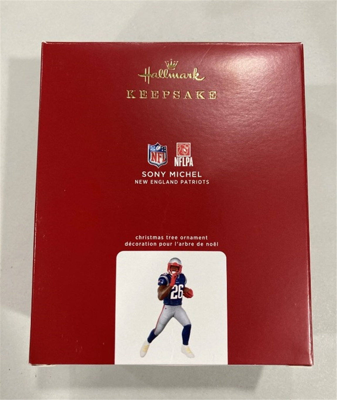 2020 Hallmark Sony Michel New England Patriots Keepsake Ornament