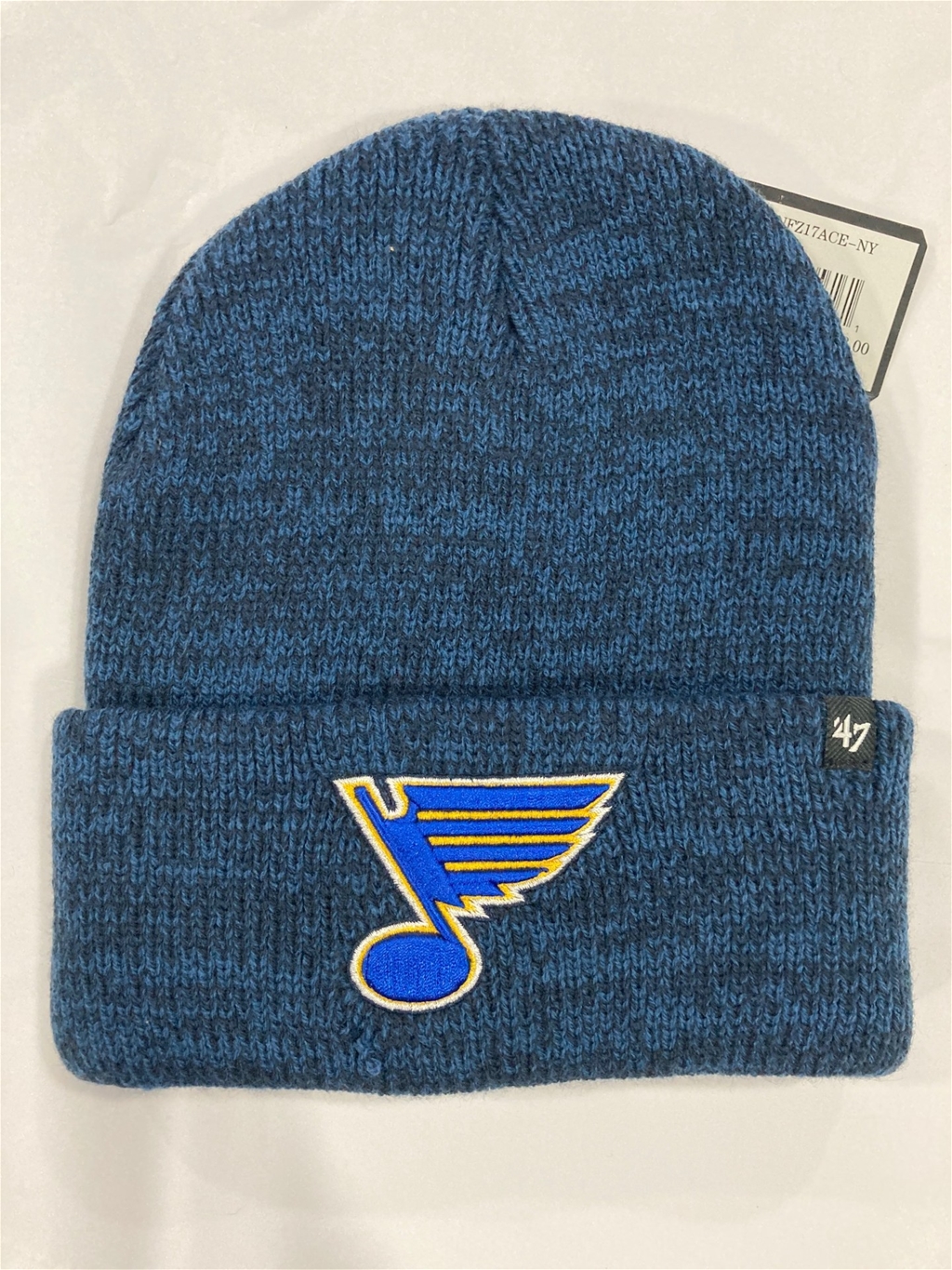 St. Louis Blues NHL Navy Brain Freeze Knit Cuff *NEW*