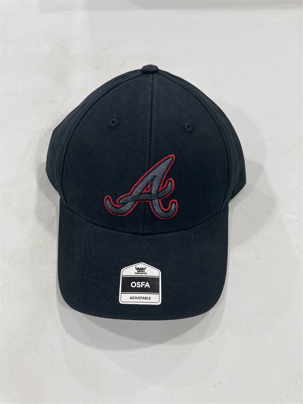 Atlanta Braves MLB Black Mass Basic MVP Adjustable Hat *NEW*