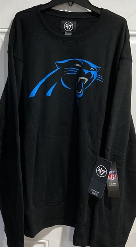 Carolina Panthers NFL Jet Black Imprint Headline Men's Crew Sweatshirt - Size 3XL *SALE*