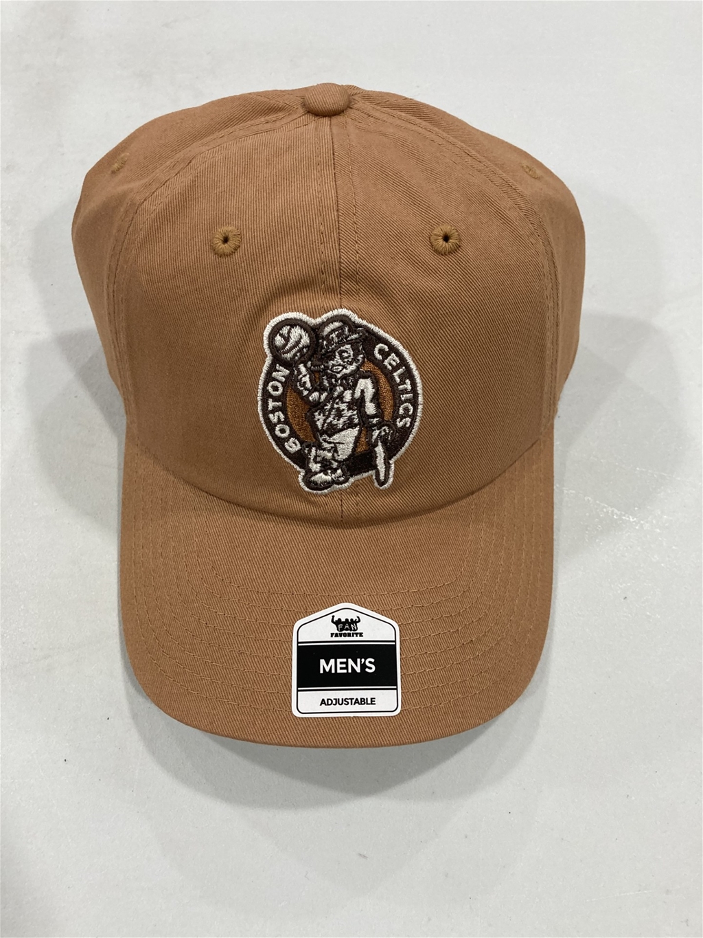 Boston Celtics NBA Camel Mass Clean Up Adjustable Hat *NEW*