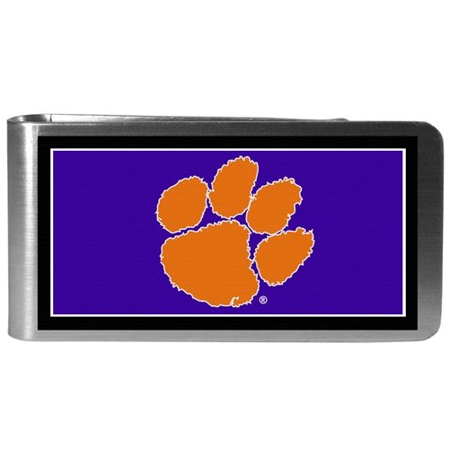 Clemson Tigers NCAA Steel Money Clip